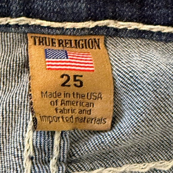 True Religion Casey Distressed Skinny Jeans Women's Size 25 - Picture 9 of 11